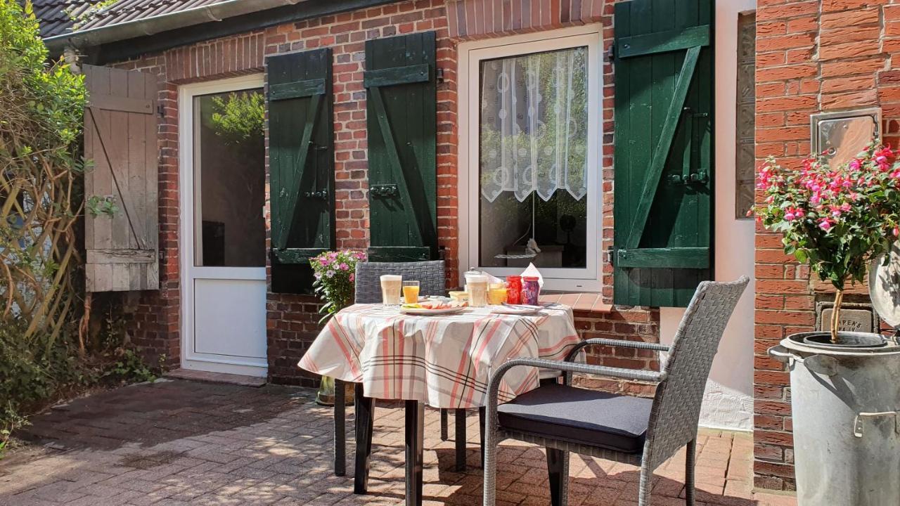 Fewo-Butze 2 Mit Terrasse Dornumersiel Exteriér fotografie